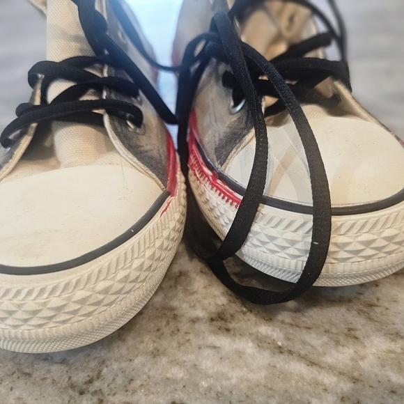 NEW! Hand-Painted “The Walking Dead” Custom Canvas High Tops – Zombie M/8 W/9.5 - Picture 6 of 9